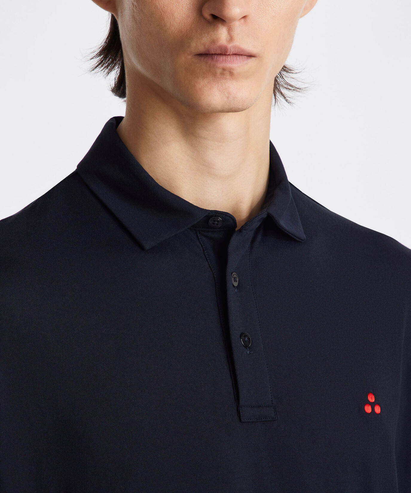 Stretch cotton pique polo shirt  Peuterey - large