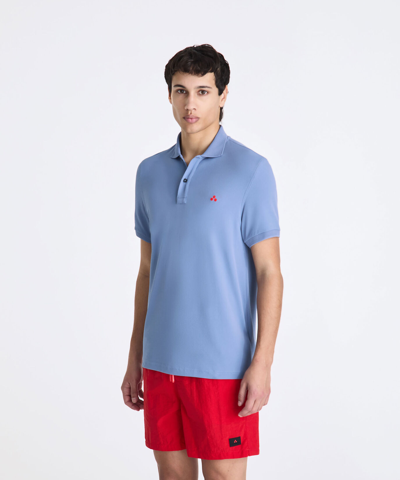 Polo de piqu&eacute; de nailon el&aacute;stico  Peuterey - large image number 1
