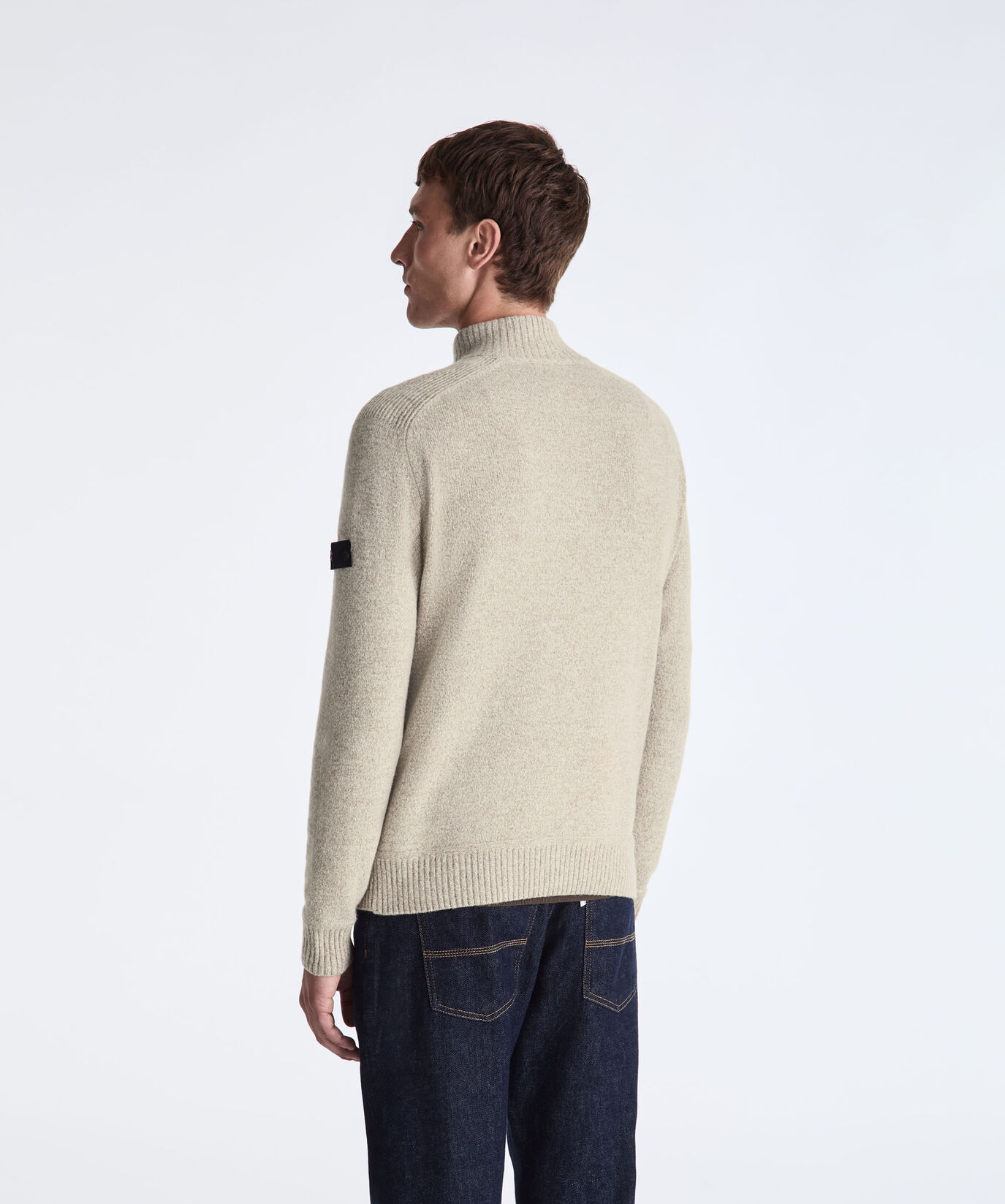 Moulin&eacute; Wool Sweater with Half Zip  Peuterey - large image number 3