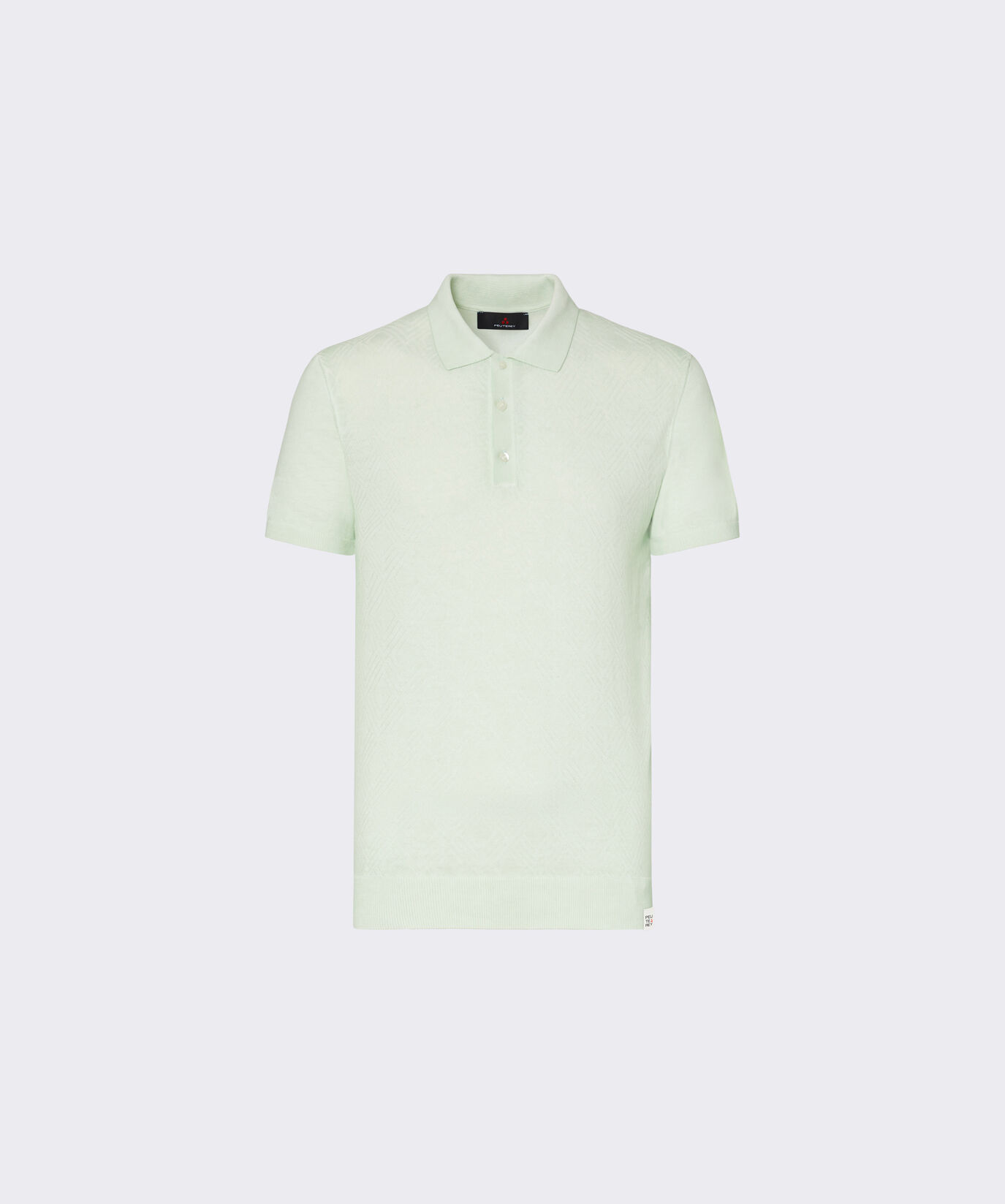 Garment-dyed cotton knit polo shirt  Peuterey - large