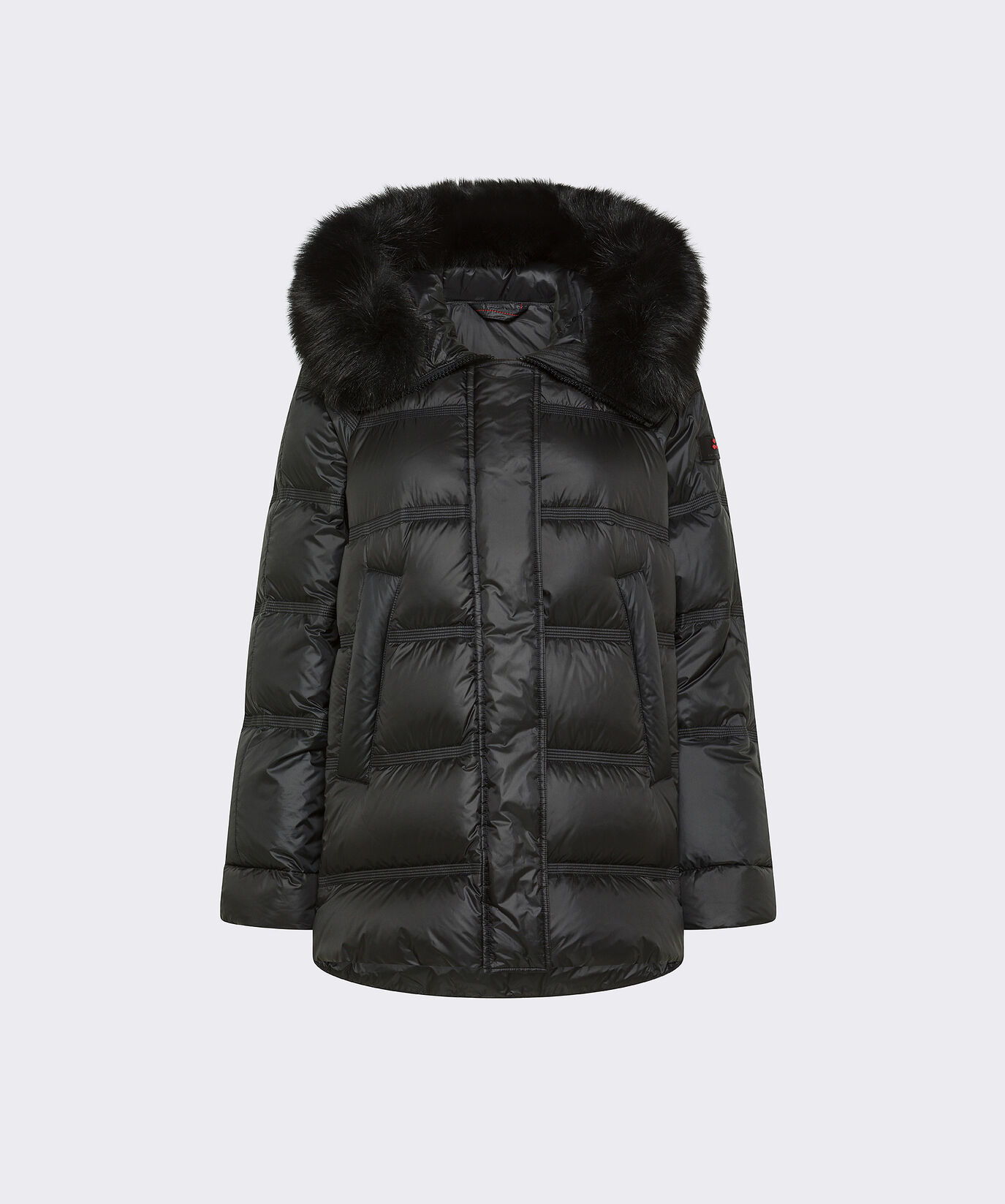 Puffer Jacket with Fur Edging  Peuterey - large image number 4