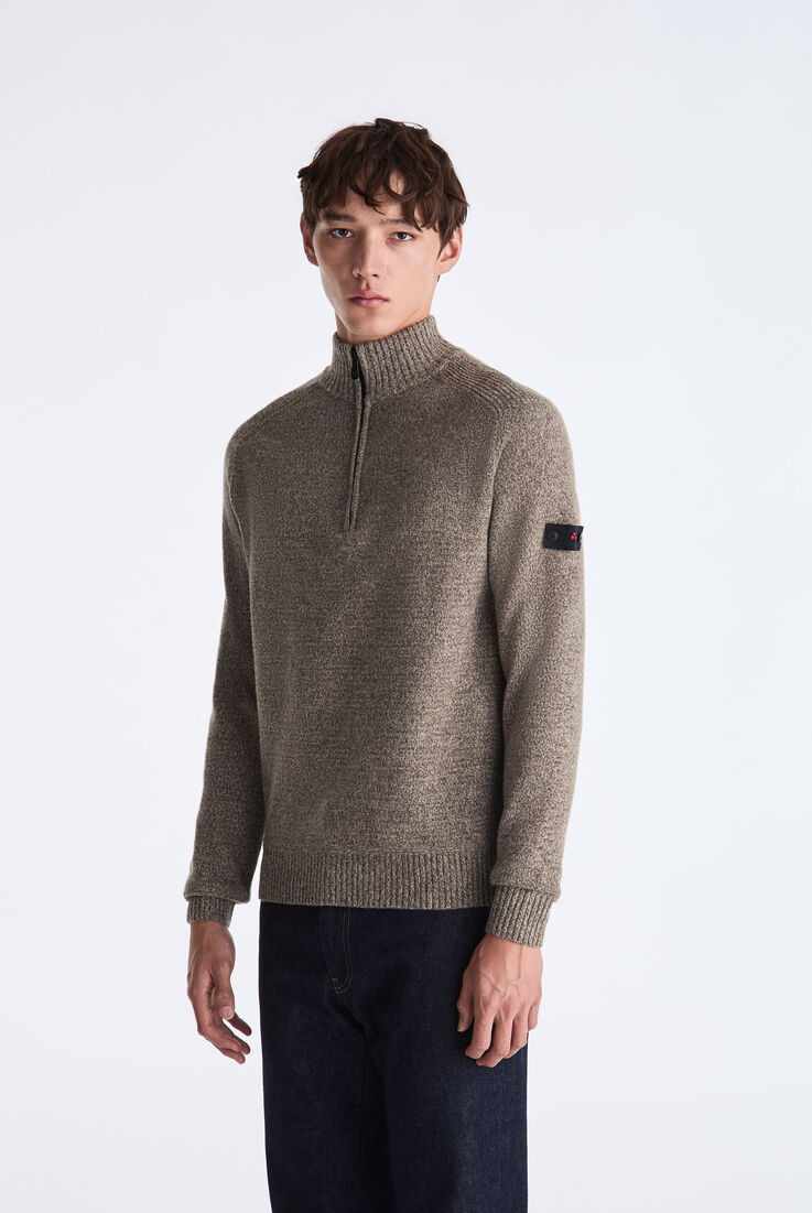 Moulin&eacute; Wool Sweater with Half Zip  Peuterey - medium
