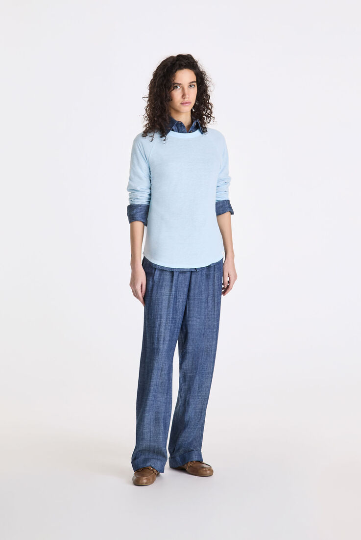 Long-sleeved linen-blend T-shirt  Peuterey - medium