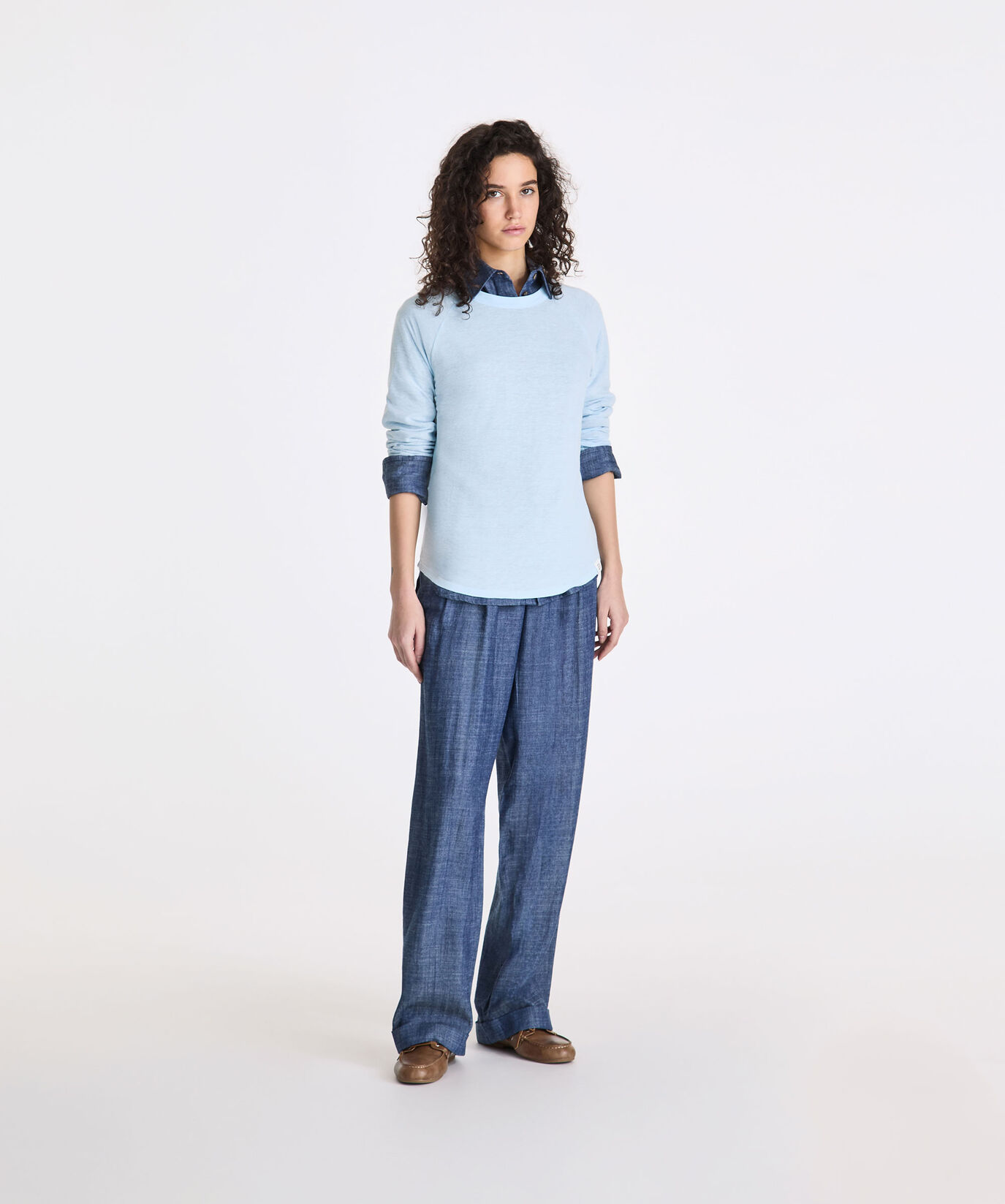 Long-sleeved linen-blend T-shirt  Peuterey - large image number 0