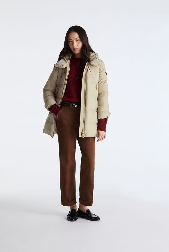 Down jacket with contrasting hood  Peuterey - medium
