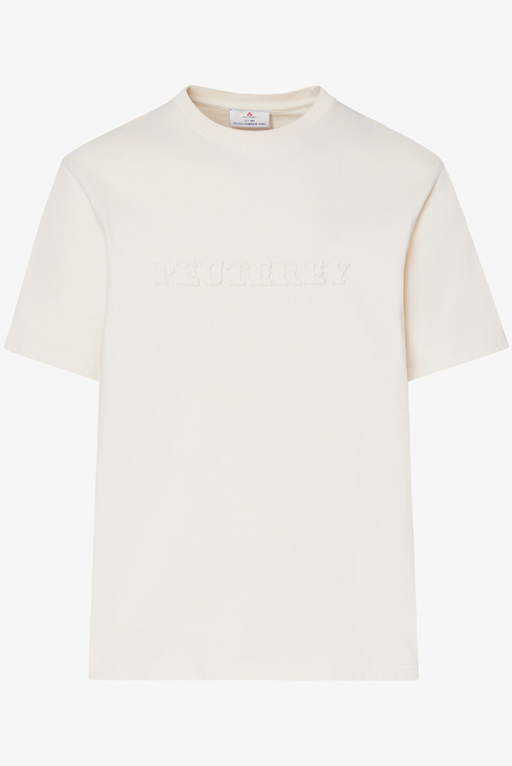 T-shirt with embroidered lettering  Peuterey - still-fondo-neutro