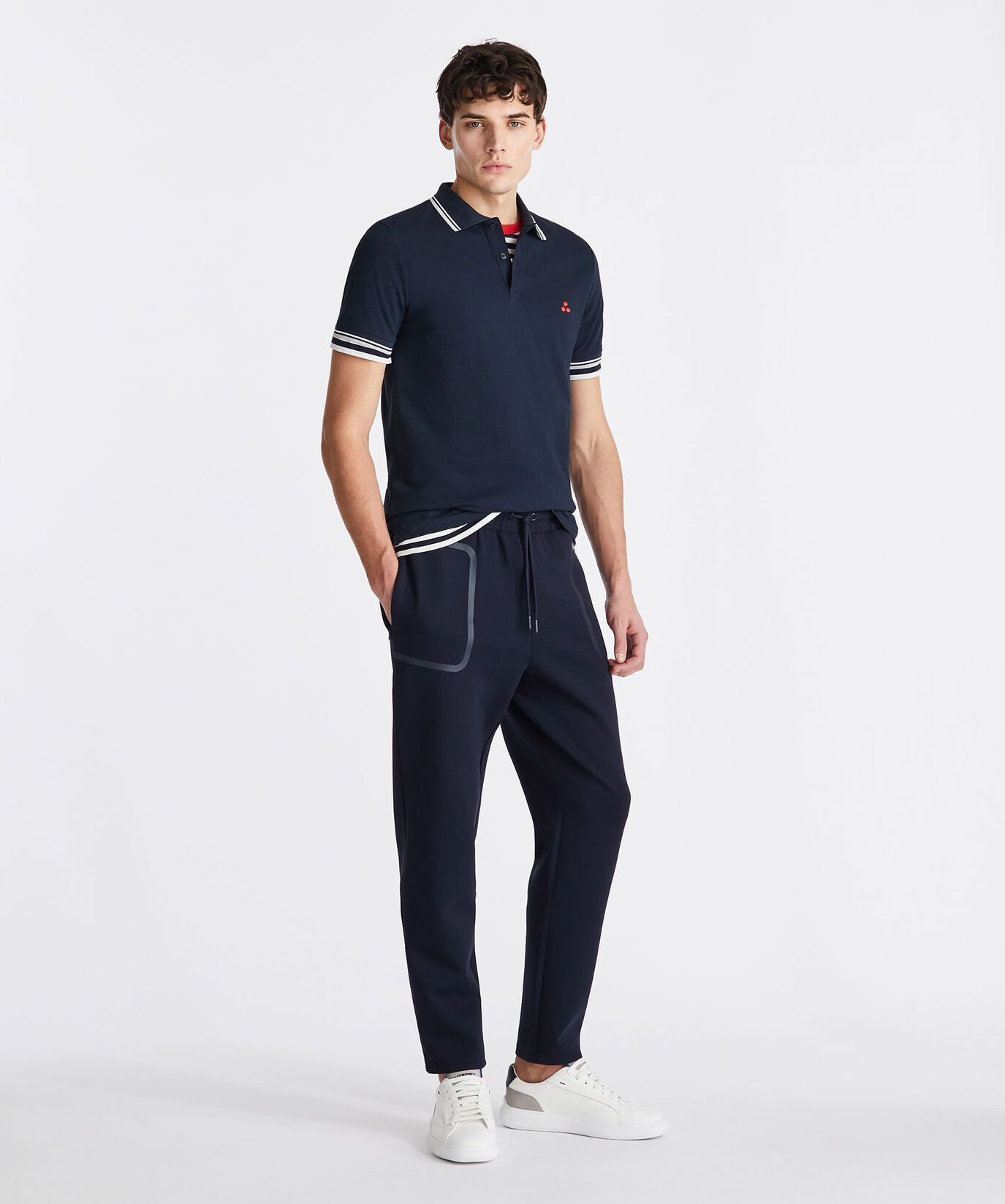 Jogger with pockets with rubberised taping  Peuterey - large image number 0