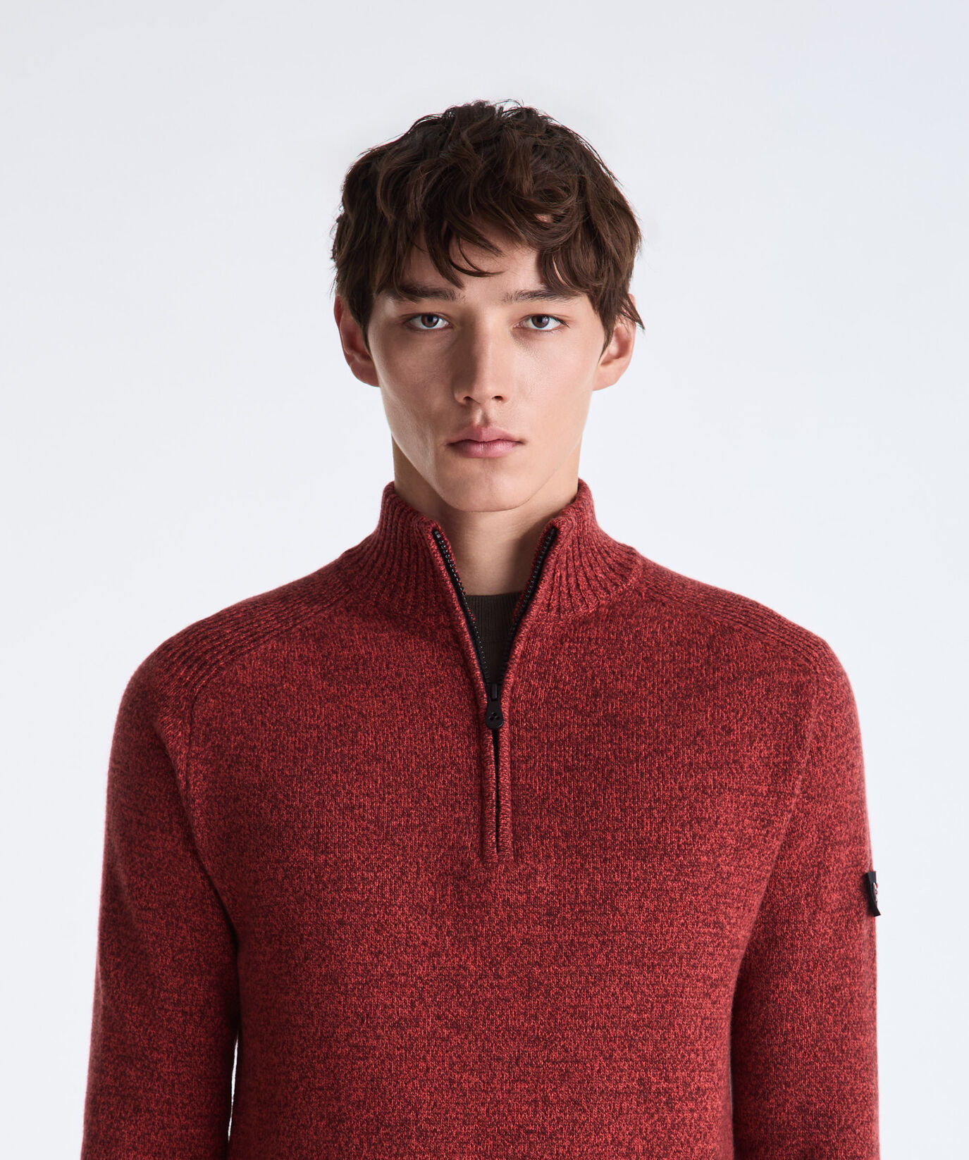 Moulin&eacute; Wool Sweater with Half Zip  Peuterey - large image number 4
