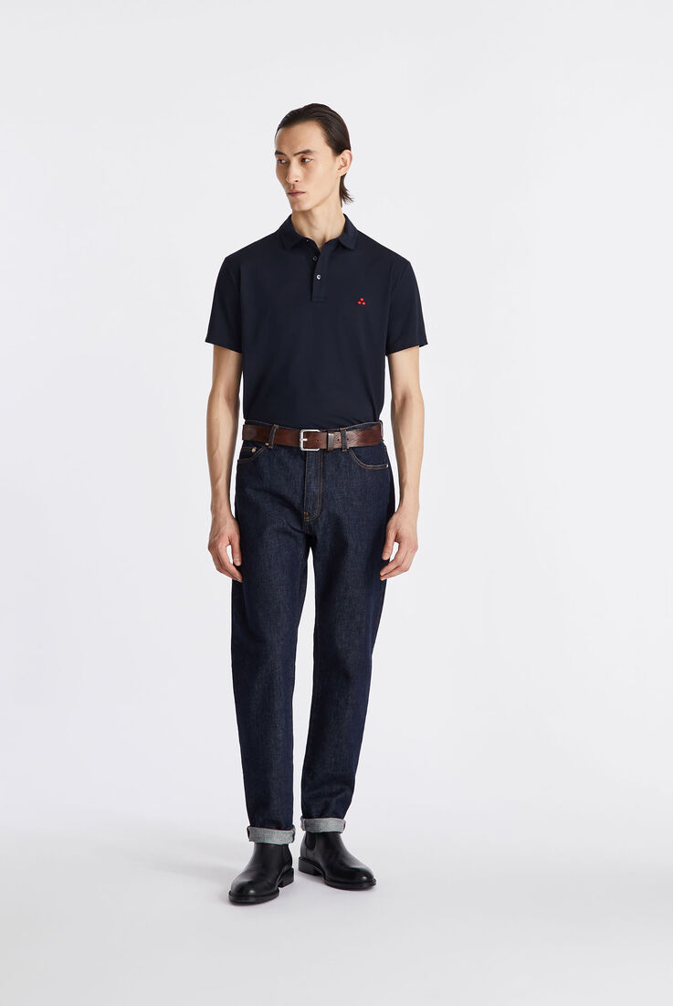 Stretch cotton pique polo shirt  Peuterey - medium