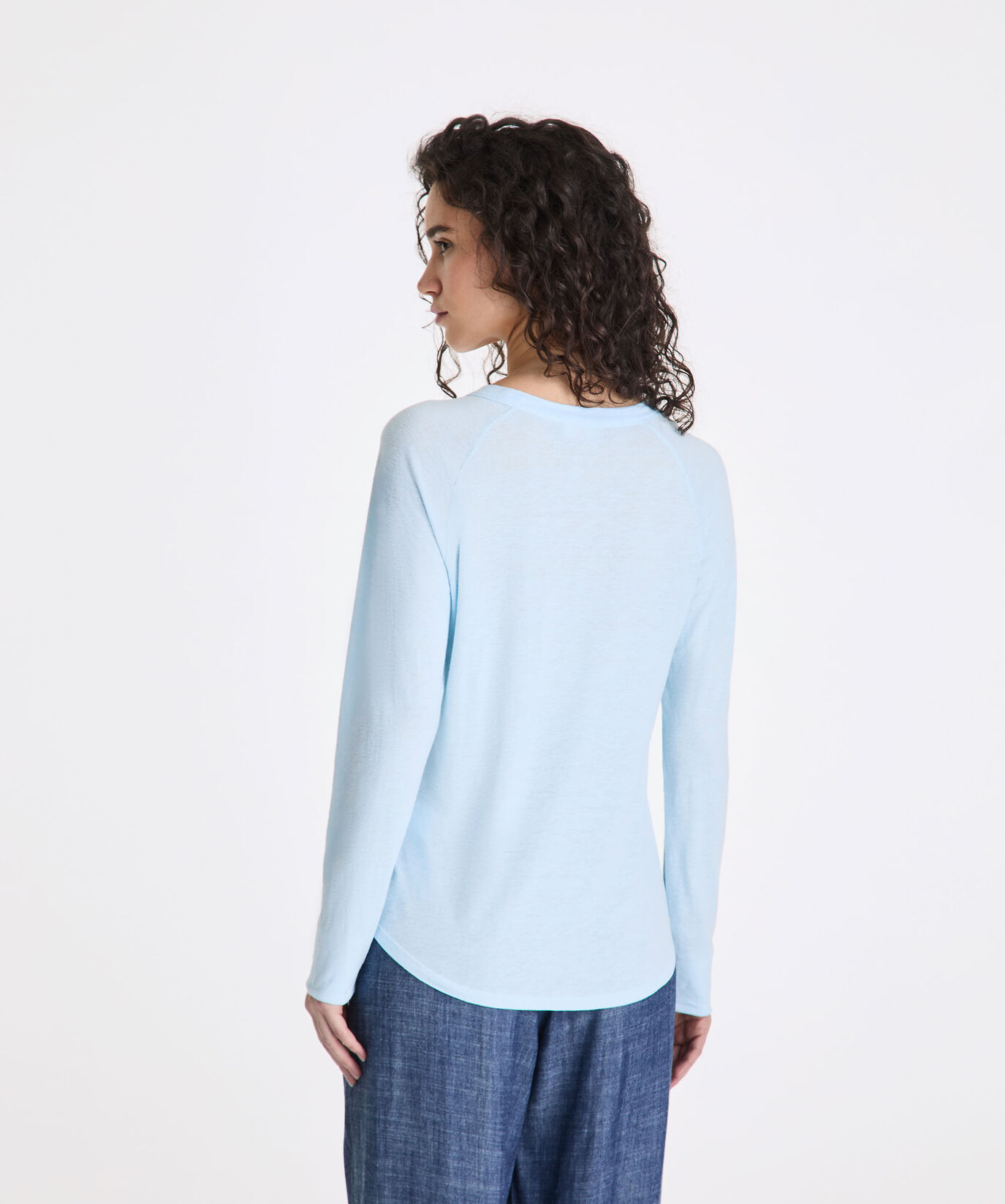 Long-sleeved linen-blend T-shirt  Peuterey - large