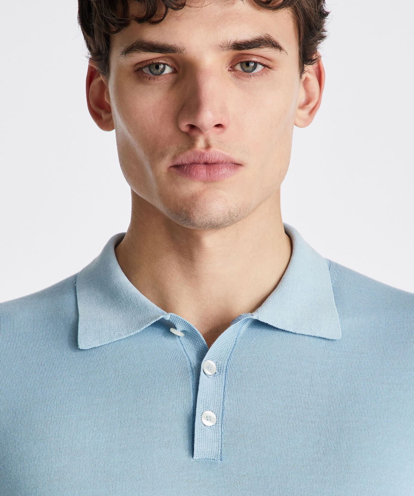 Garment dyed cotton knit classic polo shirt  Peuterey - large