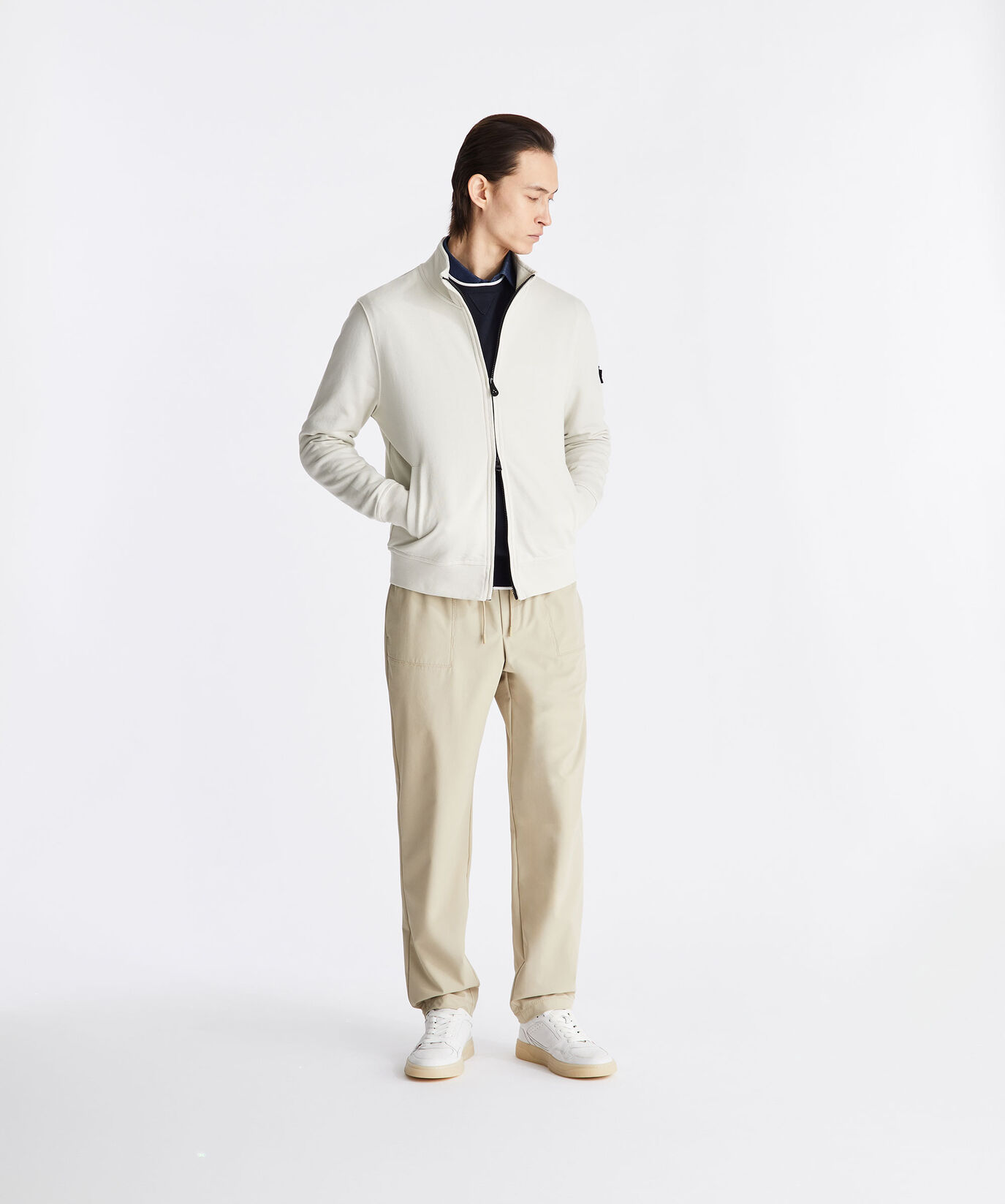 Sweatshirt with stand-up collar and full zip  Peuterey - large image number 0