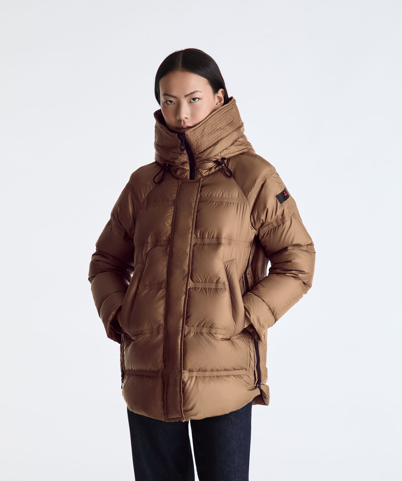 Puffer Jacket with Fur Edging  Peuterey - large image number 1