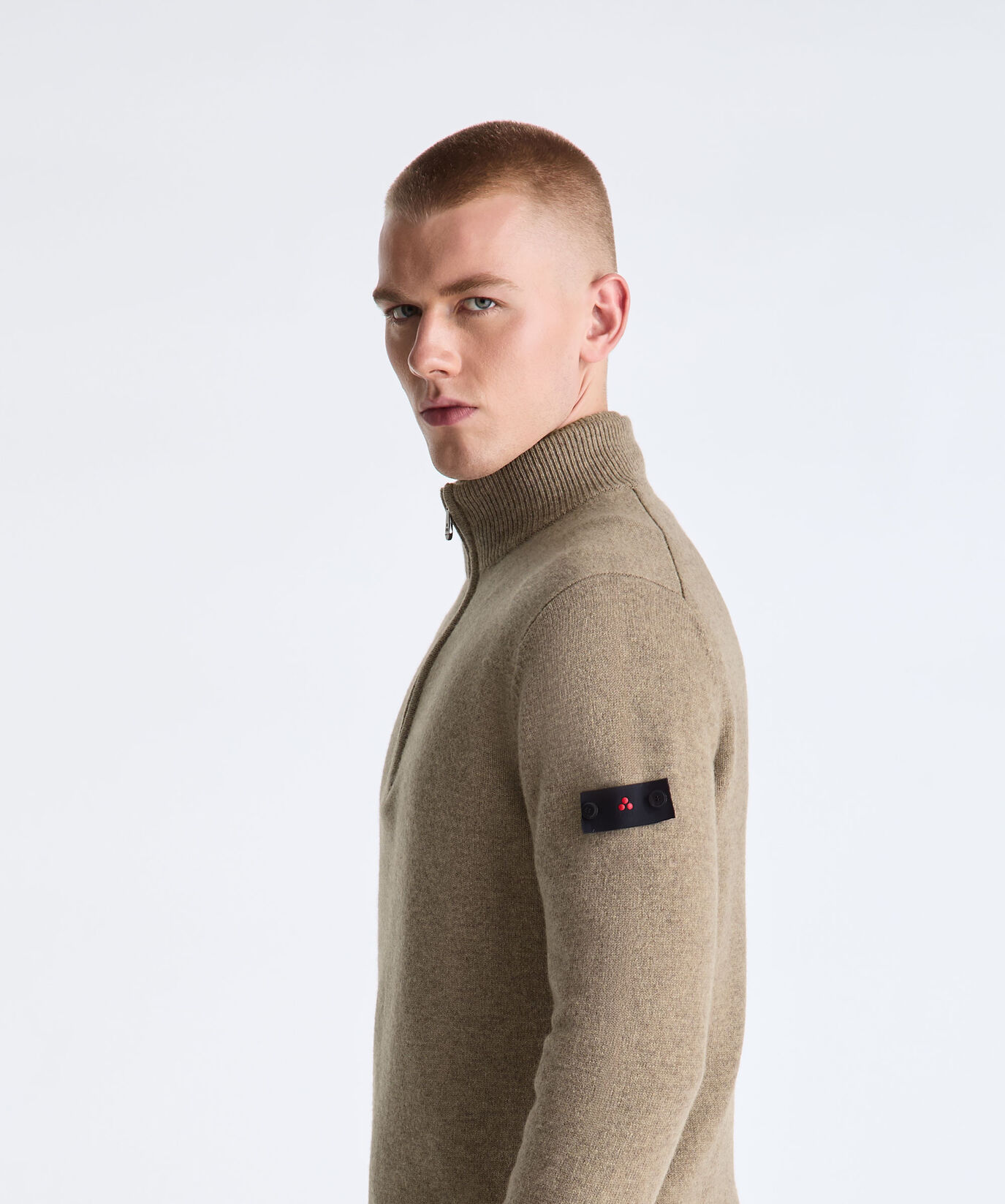 Yak Wool Sweater with Half Zip  Peuterey - large