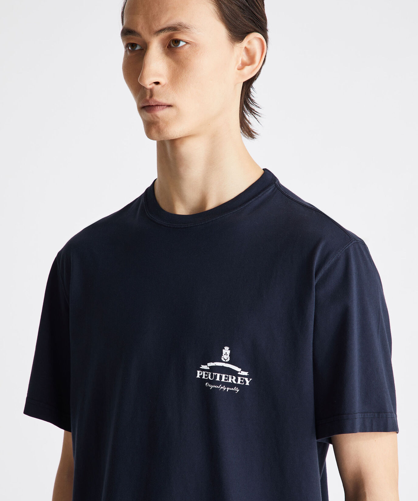 Camiseta con estampado y letras Peuterey en el pecho  Peuterey - large