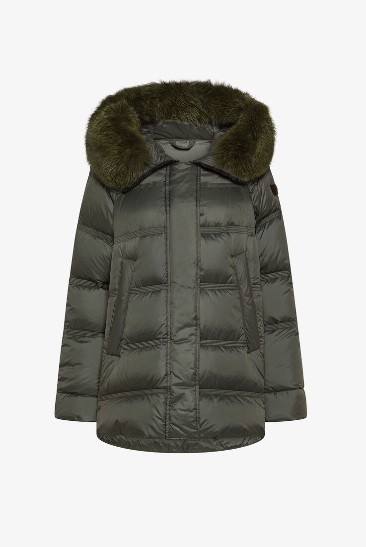 Pufferjacke mit Pelzbesatz  Peuterey - still-fondo-neutro