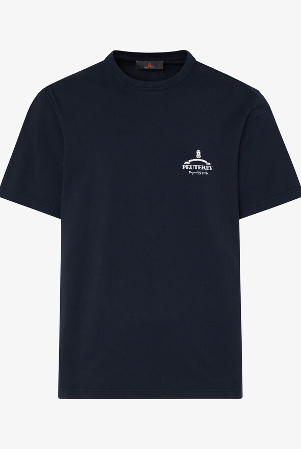 T-shirt avec imprim&eacute; et lettrage Peuterey sur la poitrine  Peuterey - still-fondo-neutro