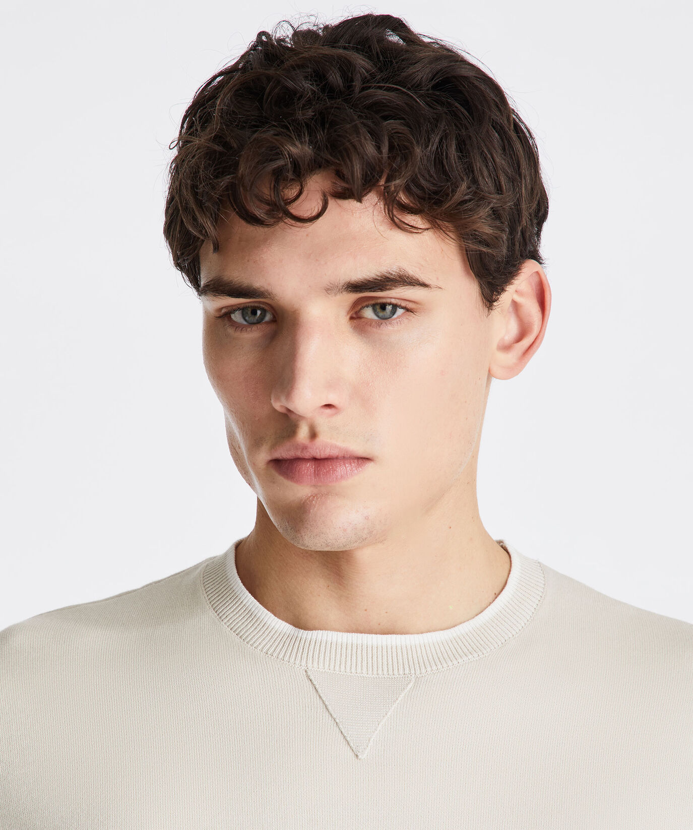 Pull en coton et nylon m&eacute;lang&eacute;s effet sweat-shirt  Peuterey - large image number 2