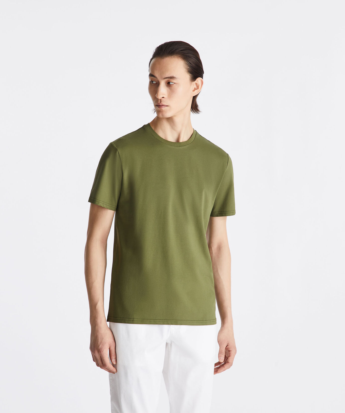 Stretch cotton and silk pique t-shirt  Peuterey - large image number 1