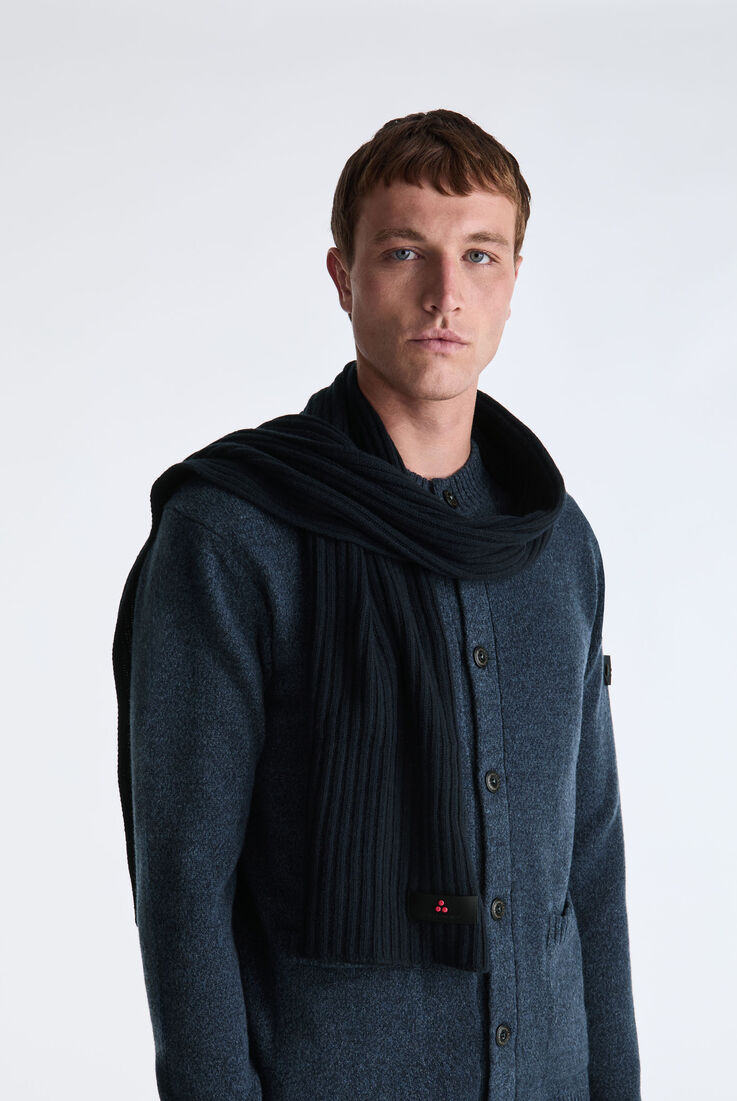 Ribbed Cashmere Blend Scarf  Peuterey - medium