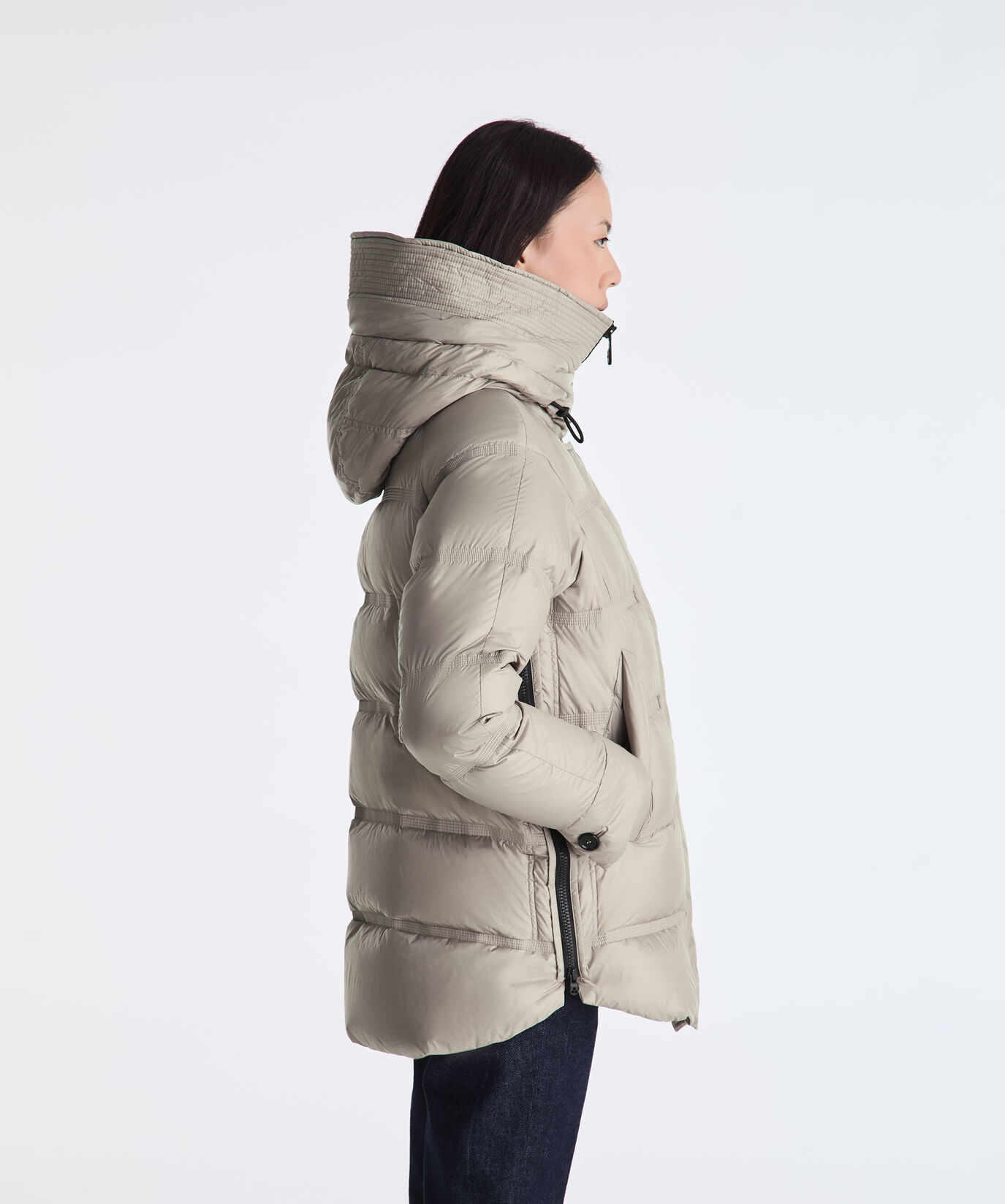 Puffer Jacket with Fur Edging  Peuterey - large image number 4