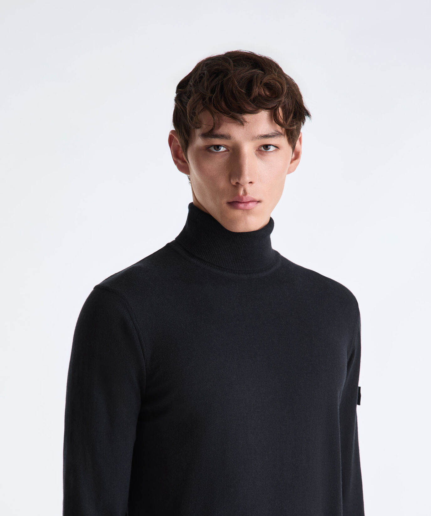 Wool and Cotton Blend Turtle-Neck Sweater  Peuterey - large image number 4