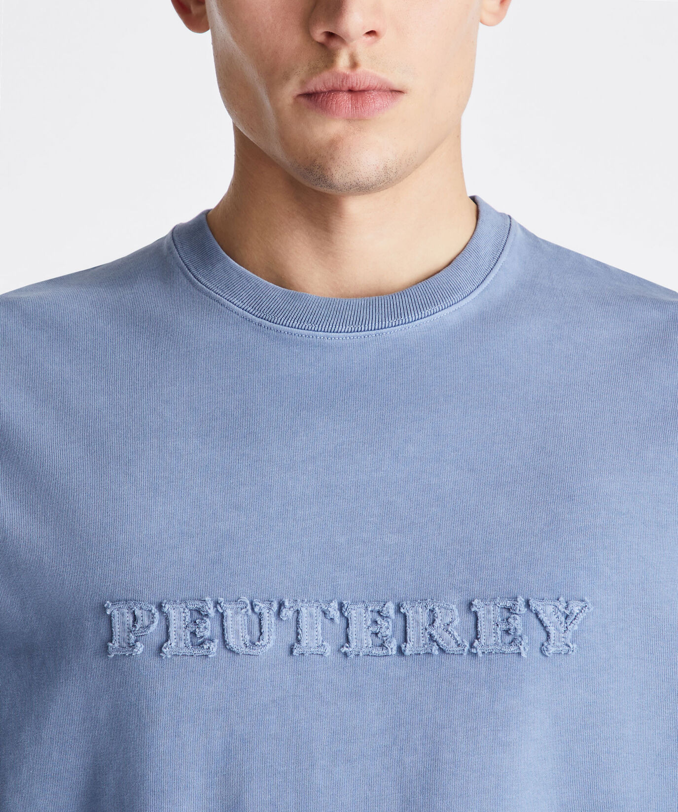 Camiseta con letras bordadas en relieve  Peuterey - large