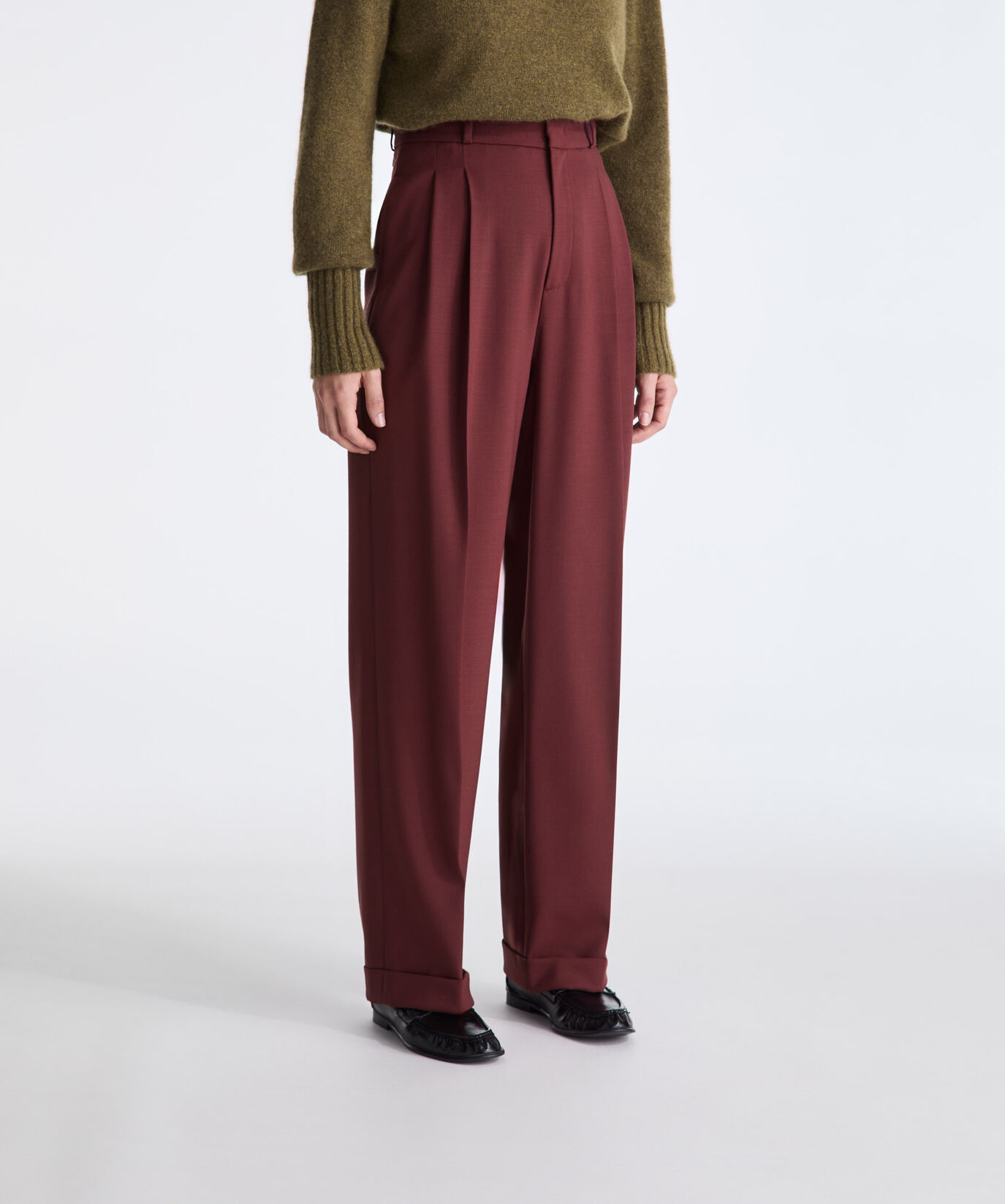 Worst Wool Blend Tailored Trousers  Peuterey - large image number 1