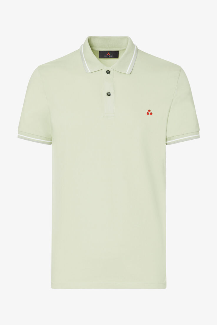 Polo de piqu&eacute; de algod&oacute;n el&aacute;stico  Peuterey - still-fondo-neutro
