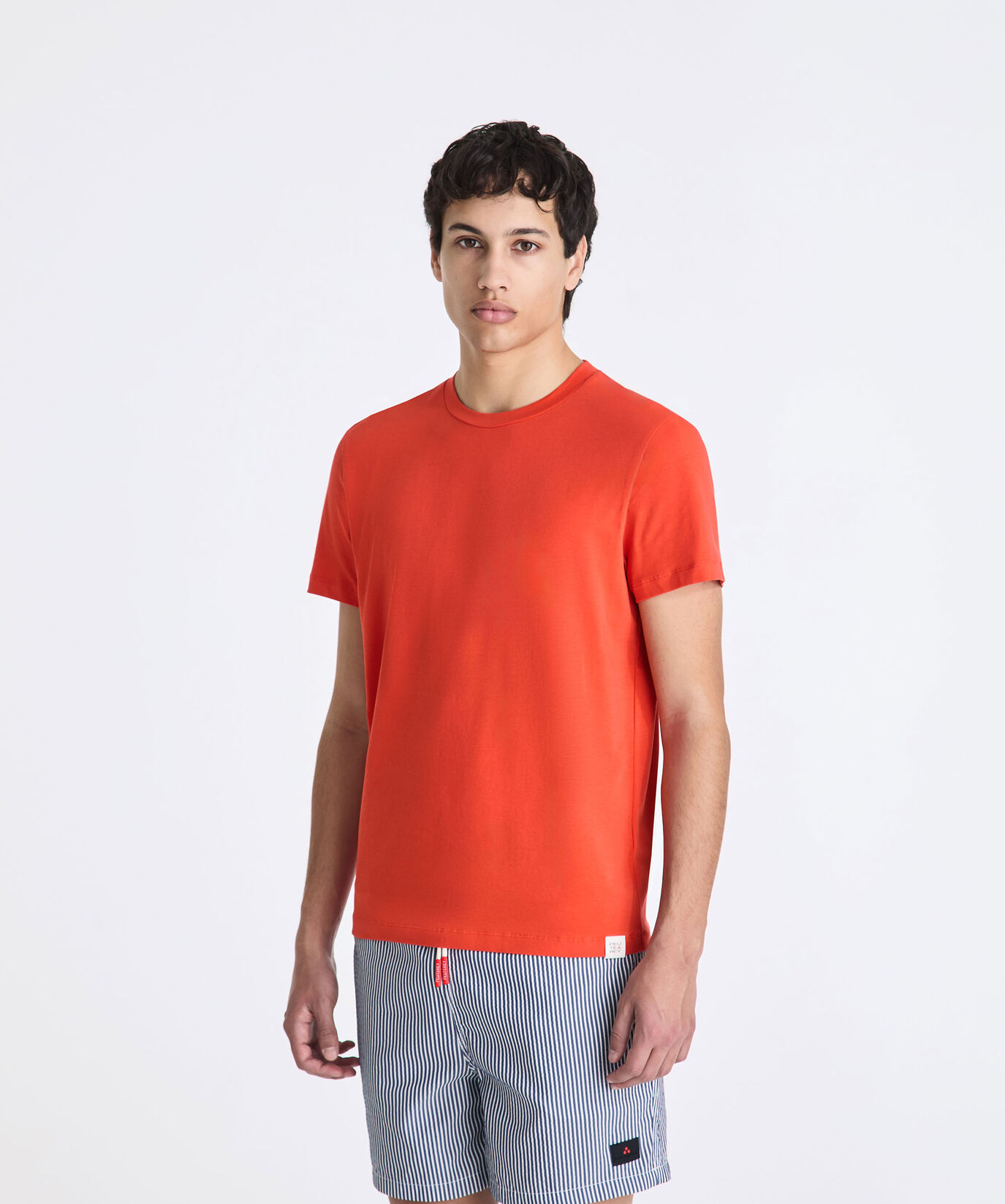 T-shirt en coton stretch et logo imprim&eacute;  Peuterey - large image number 1