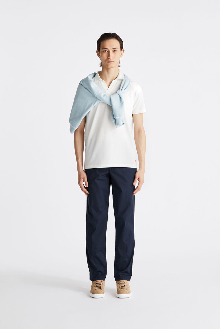 Polo en tricot de coton, au point piqu&eacute;  Peuterey - medium