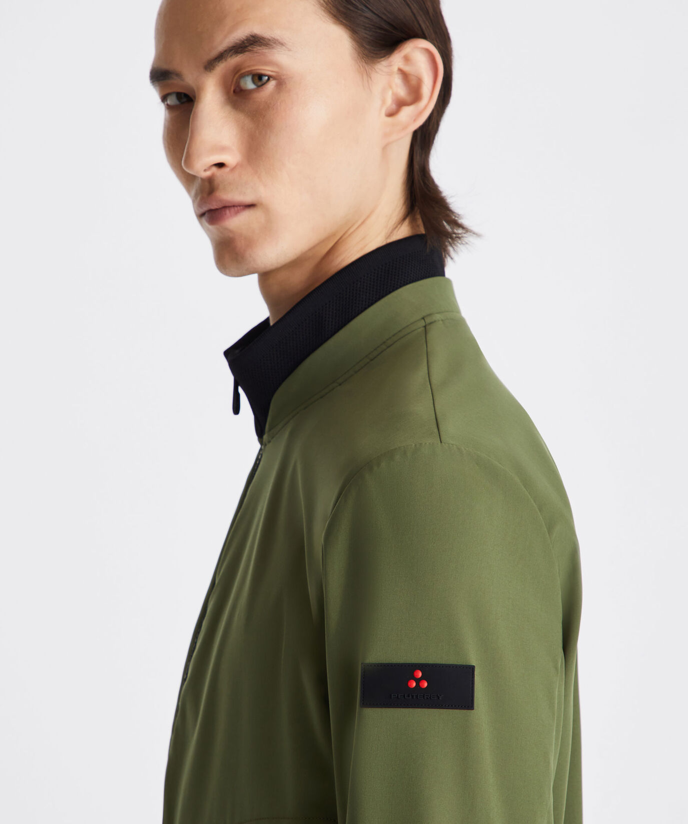 Bomber jacket with contrasting black details  Peuterey - large