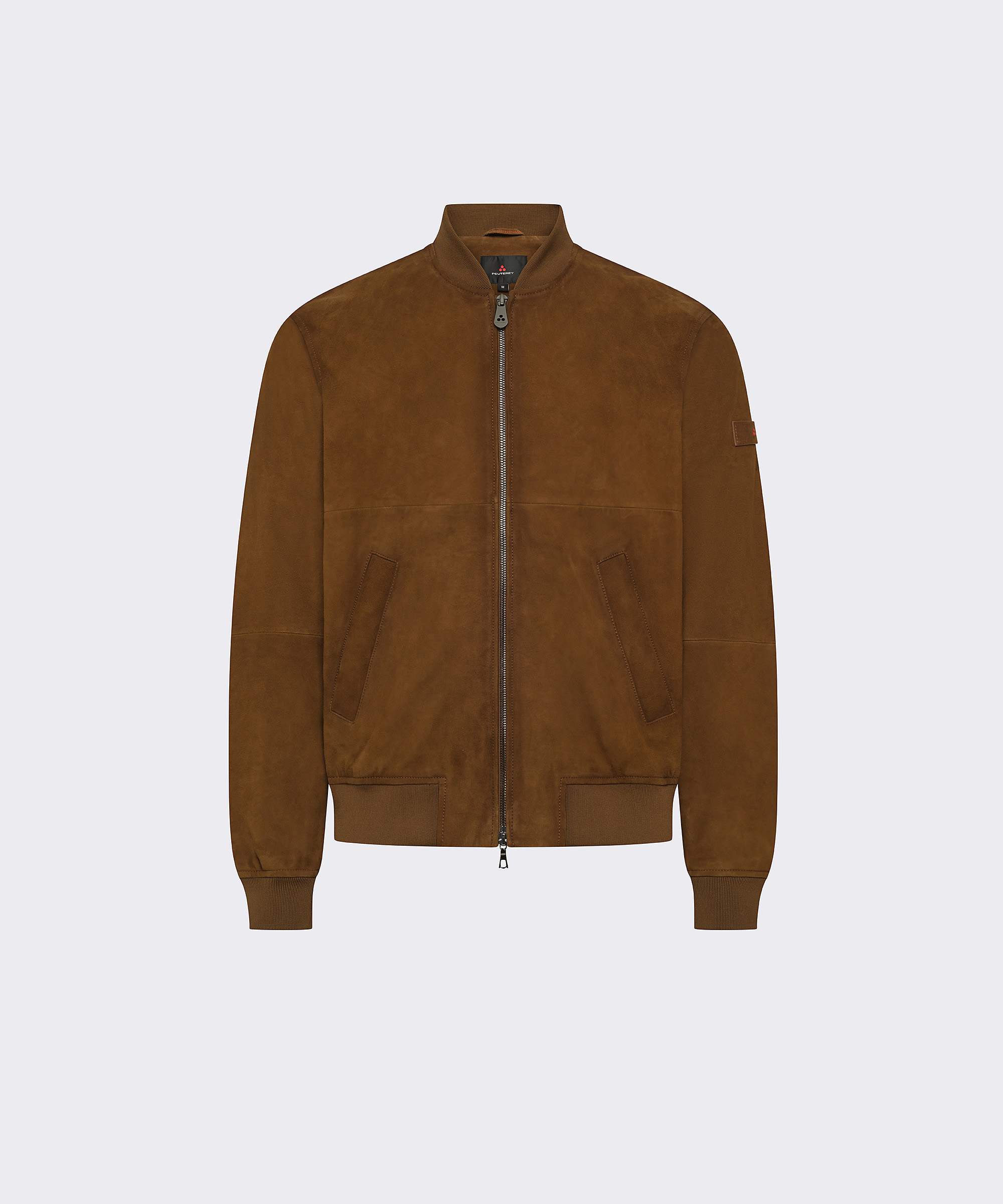 Bomber in suede, TERRA, Taglia: XXL