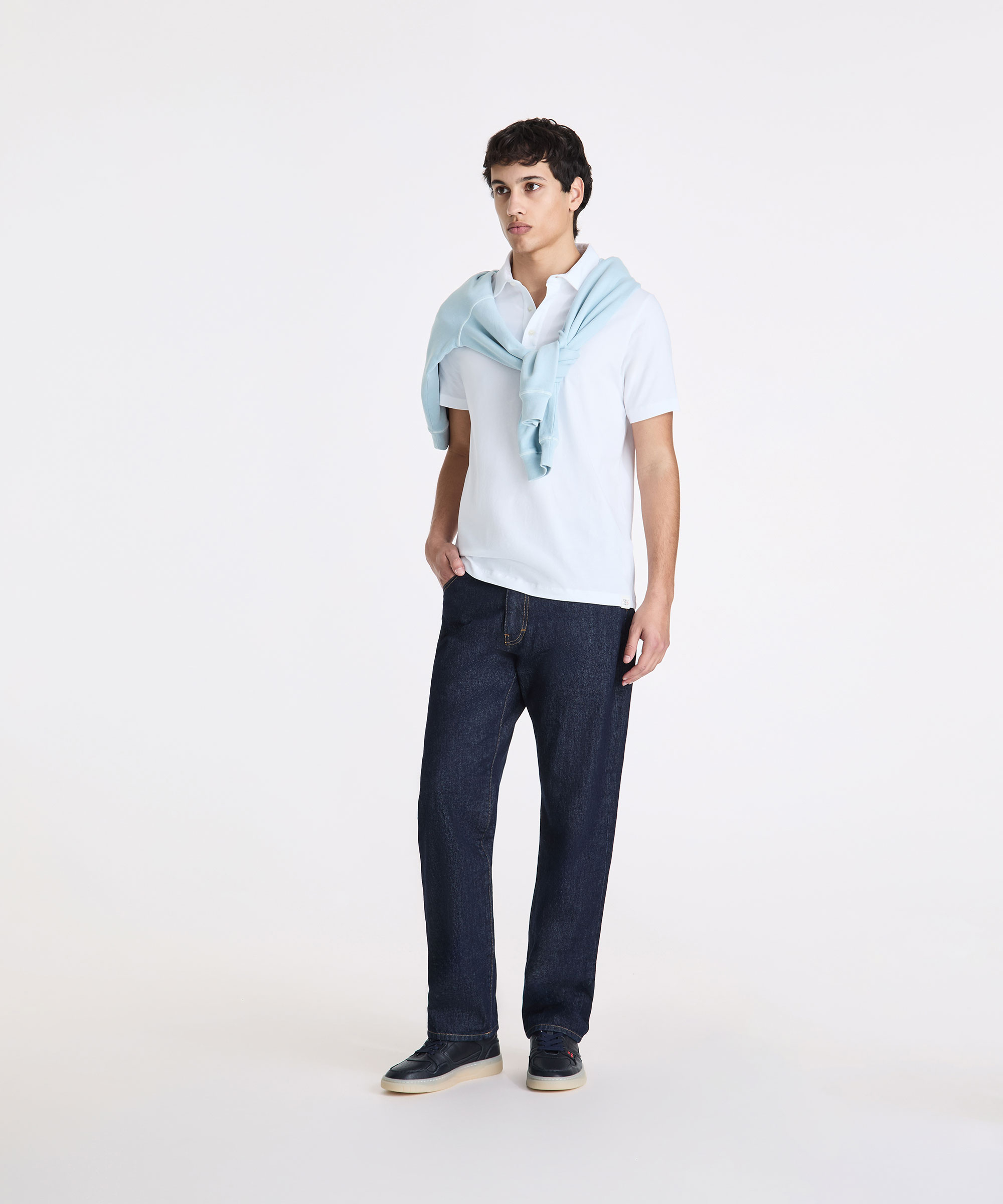 Polo in jersey di cotone stretch, PAPIRO, Taglia: XXXL