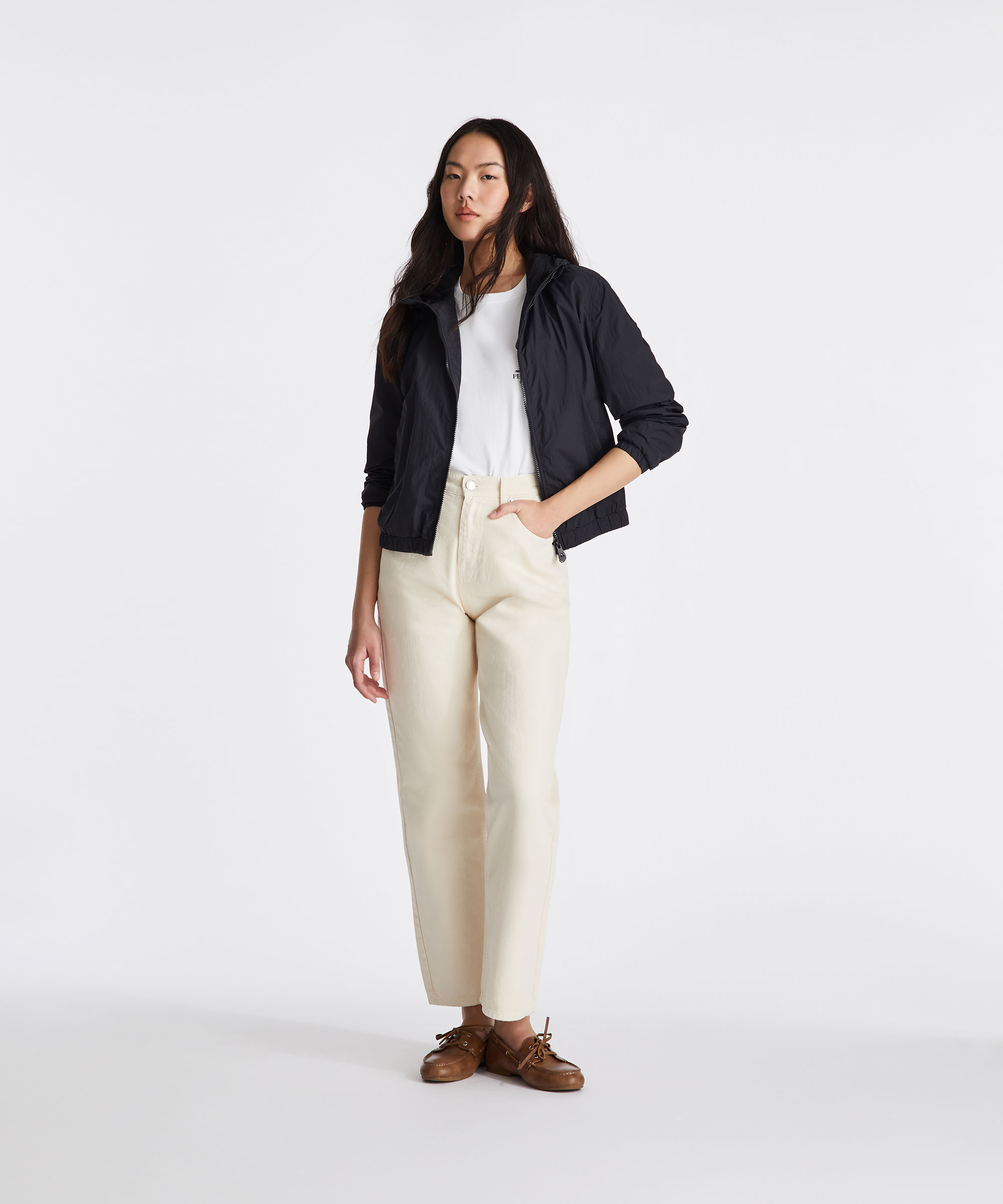 Windbreaker con cappuccio, NERO, Taglia: XXL