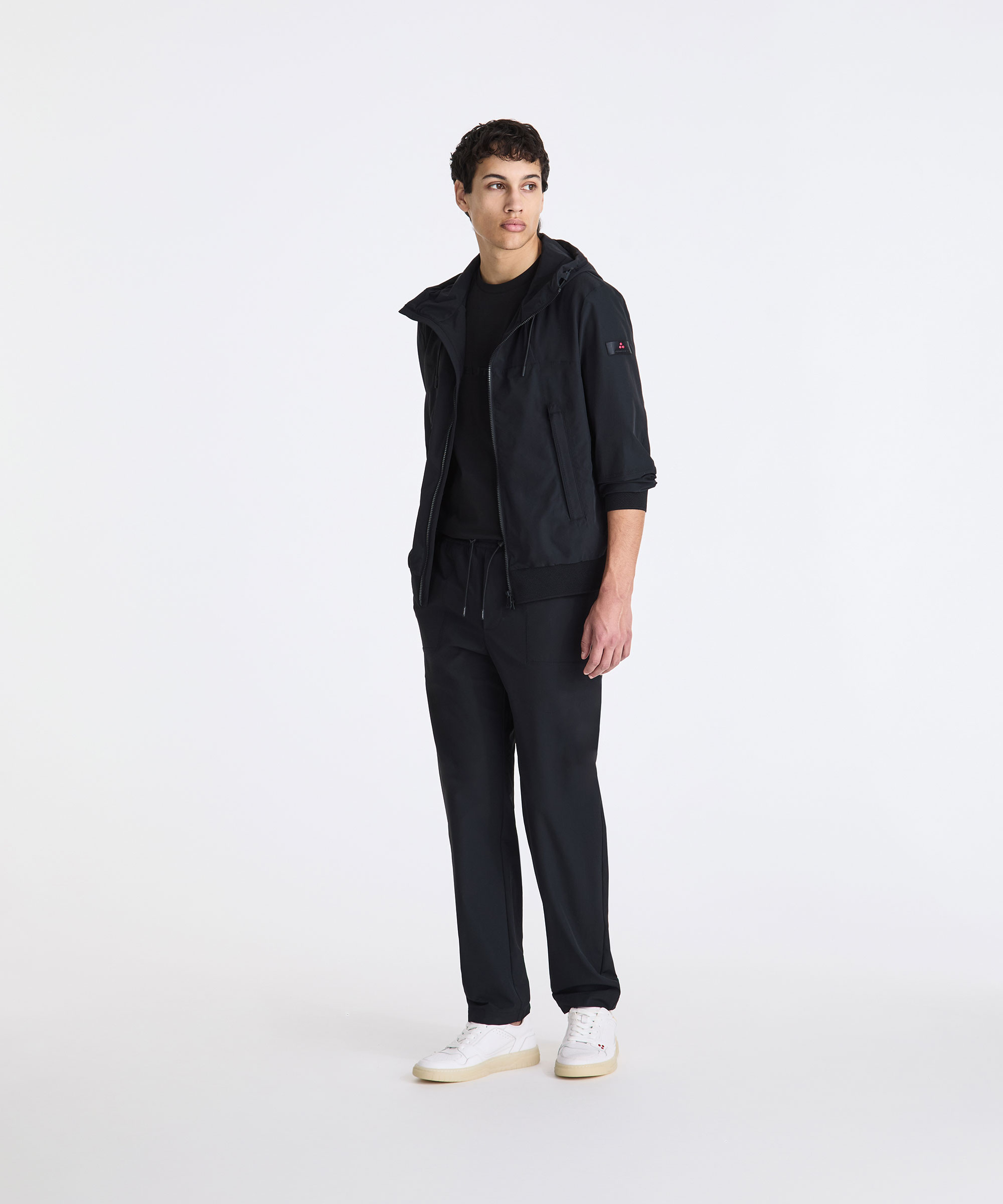 Giacca hybrid con cappuccio, NERO, Taglia: XXXL