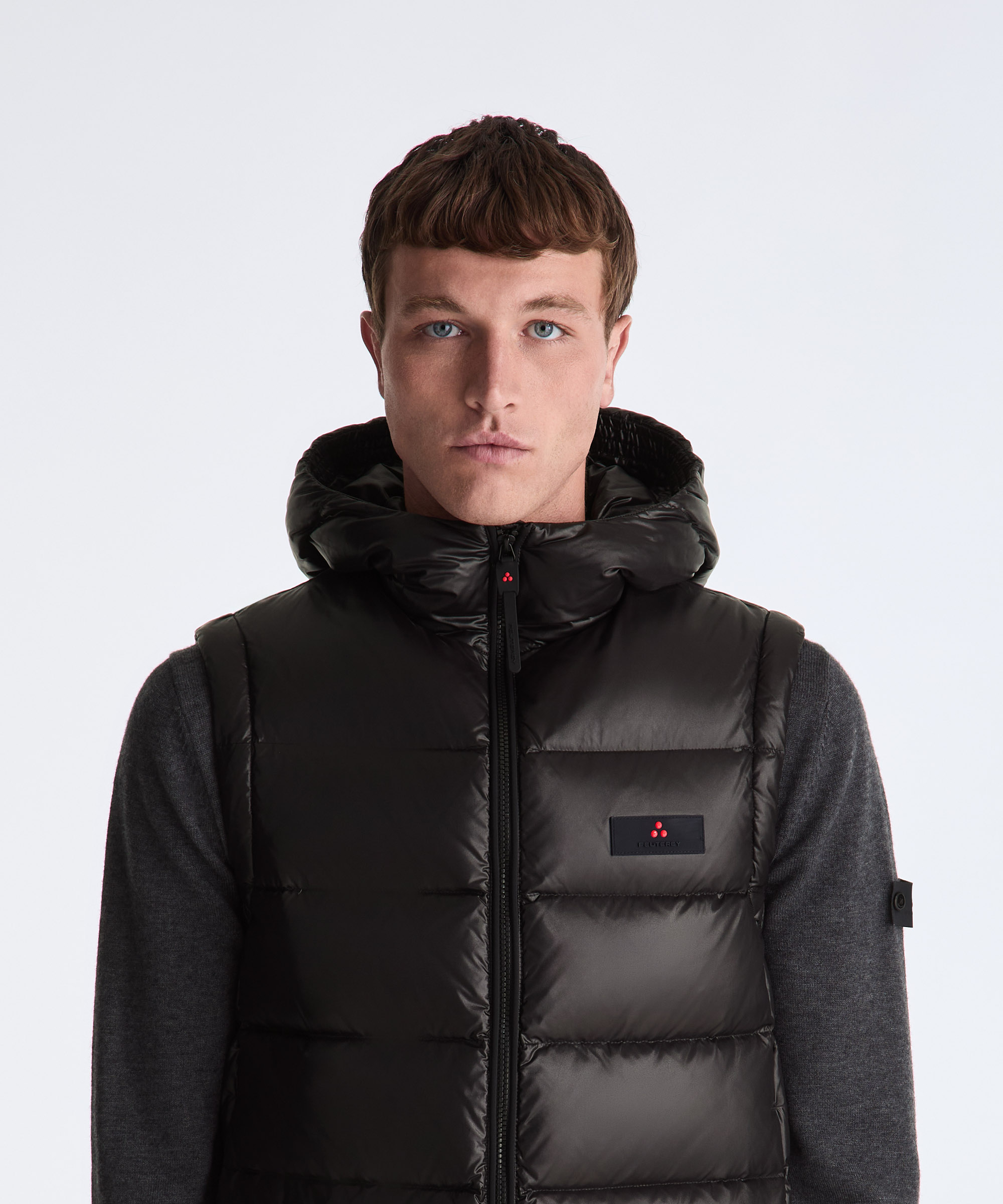 BLACK Nylon Vest for Men | Peuterey